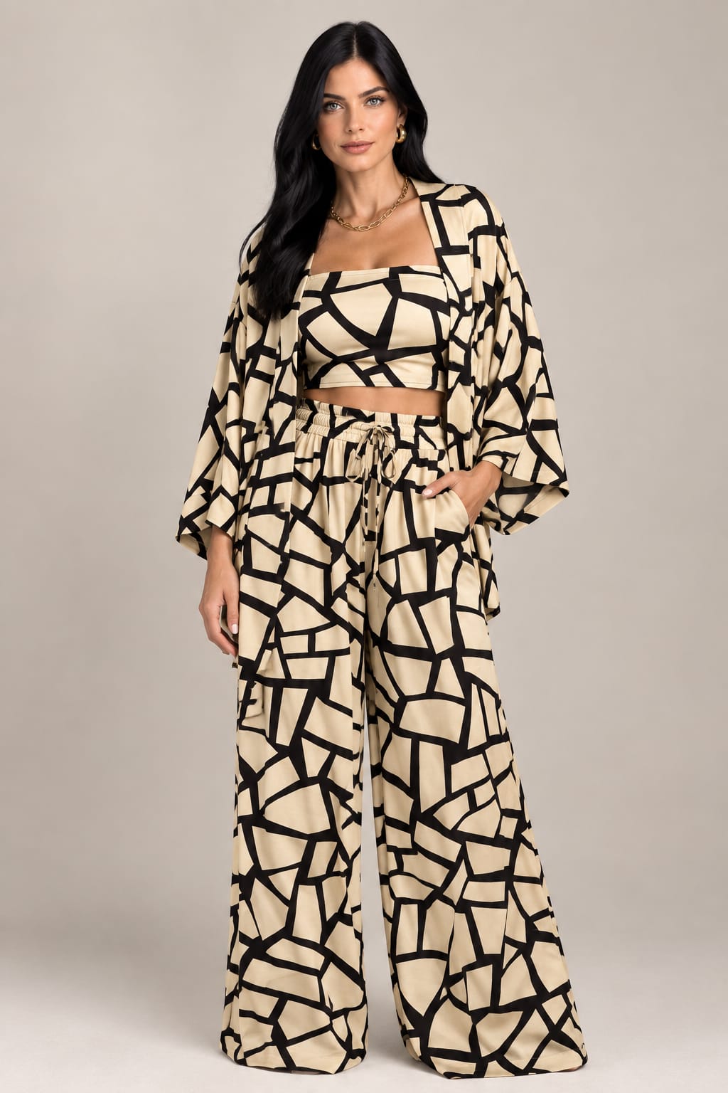 WhatsApp Image 2026-09-28 at 16.14.35 Conjunto Feminino Kimono Com 3 Peças - Imagem 1